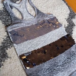 💥3/$23 Express Snakeskin & Sequin Tank